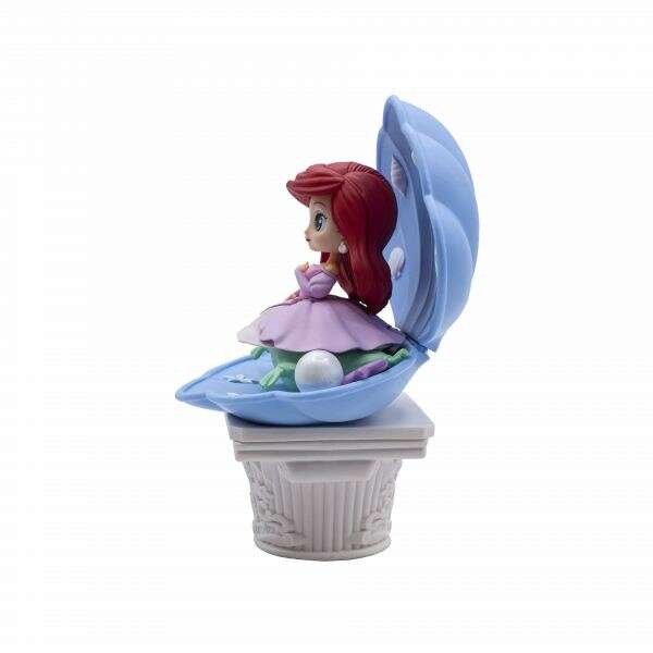 Banpresto Disney Characters Q Posket La Sirenita Ariel Ver.A Pink Dress Style - Figura de Coleccion - Altura 12cm aprox. - Fabricada en PVC y ABS 1 pieza(s)