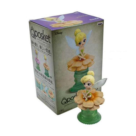 Banpresto Disney Stories QPosket Peter Pan Campanilla Ver. B - Figura de Coleccion - Altura 10cm aprox. - Fabricada en PVC y ABS 1 pieza(s)