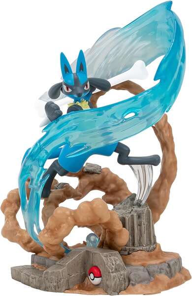 Jazwares Pokemon Lucario - Figura de Coleccion - Efectos de Iluminacion - Altura 33cm aprox. 1 pieza(s)