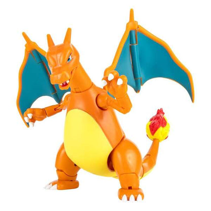 Jazwares Select Pokemon 25 Aniversario Charizard - Figura de Coleccion Articulada - Altura 15cm aprox. - Incluye Base de Sujeccion 1 pieza(s)