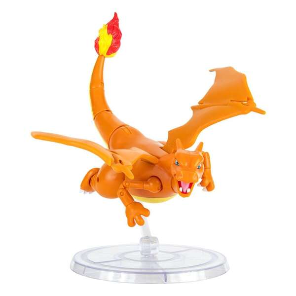 Jazwares Select Pokemon 25 Aniversario Charizard - Figura de Coleccion Articulada - Altura 15cm aprox. - Incluye Base de Sujeccion 1 pieza(s)