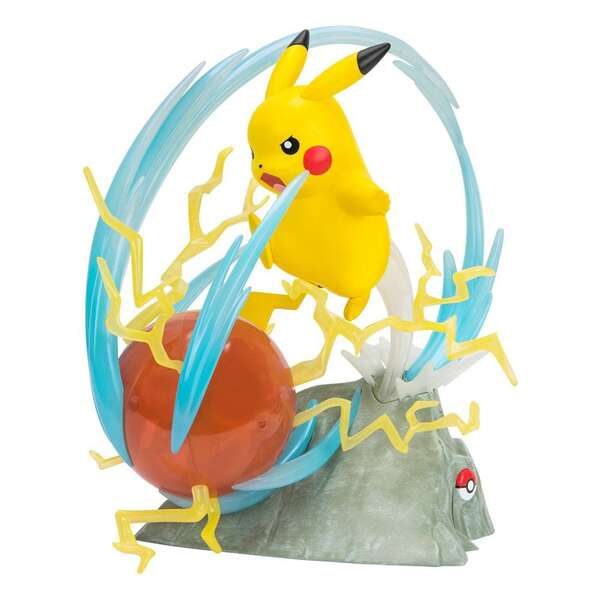 Jazwares Pokemon 25 Aniversario Pikachu - Figura de Coleccion - Iluminacion Deluxe - Altura 33cm aprox. 1 pieza(s)