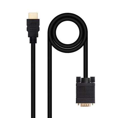 Nanocable - Cable Conversor HDMI a VGA  1.8 m  Negro