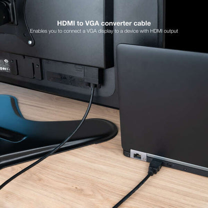 Nanocable - Cable Conversor HDMI a VGA  1.8 m  Negro