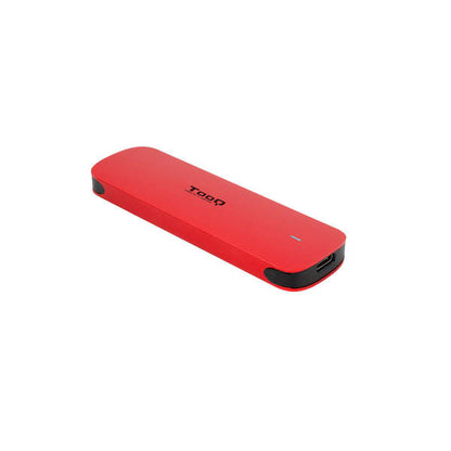 TooQ - Caja externa para SSD M.2 NVMe  Rojo