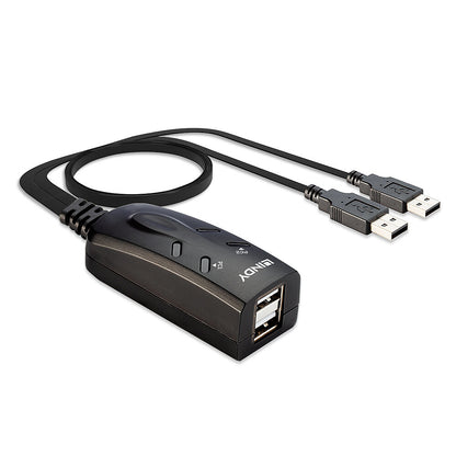 Lindy - 32165 interruptor KVM Negro