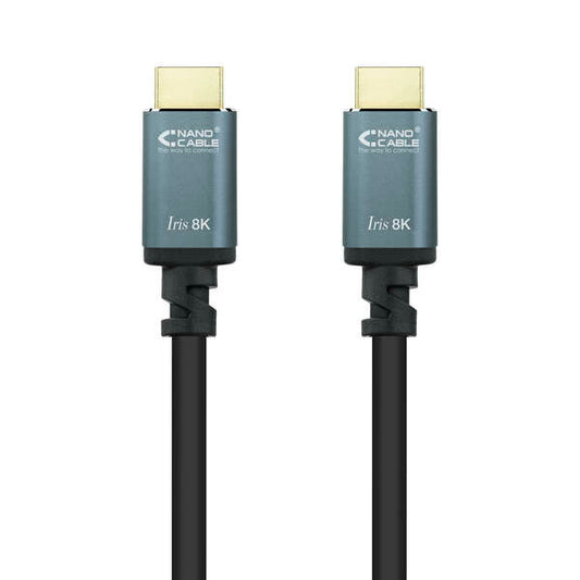 Nanocable - Cable HDMI 2.1 IRIS 8K A/M-A/M  Negro  5 Metros