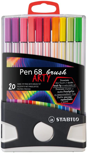 STABILO - Pen 68 brush ARTY rotulador Colores surtidos 20 pieza(s)