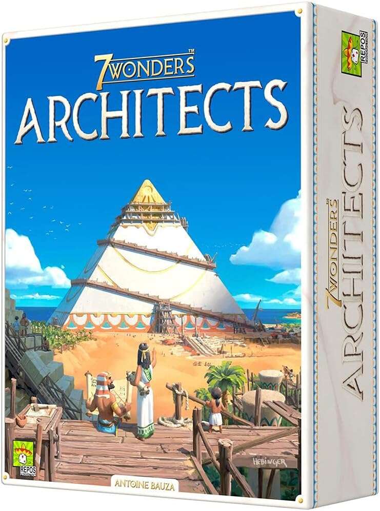 7 Wonders Architects Juego de Cartas - Tematica Historia - De 2 a 7 Jugadores - A partir de 8 Años - Duracion 25min. aprox. 1 pieza(s)