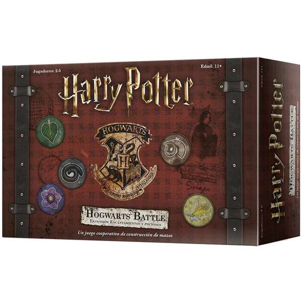 Harry Potter Hogwarts Battle: Encantamientos y Pociones Juego de Cartas - Tematica Fantasia - De 2 a 4 Jugadores - A partir de 10 Años - Duracion 30-60min. aprox. 1 pieza(s)