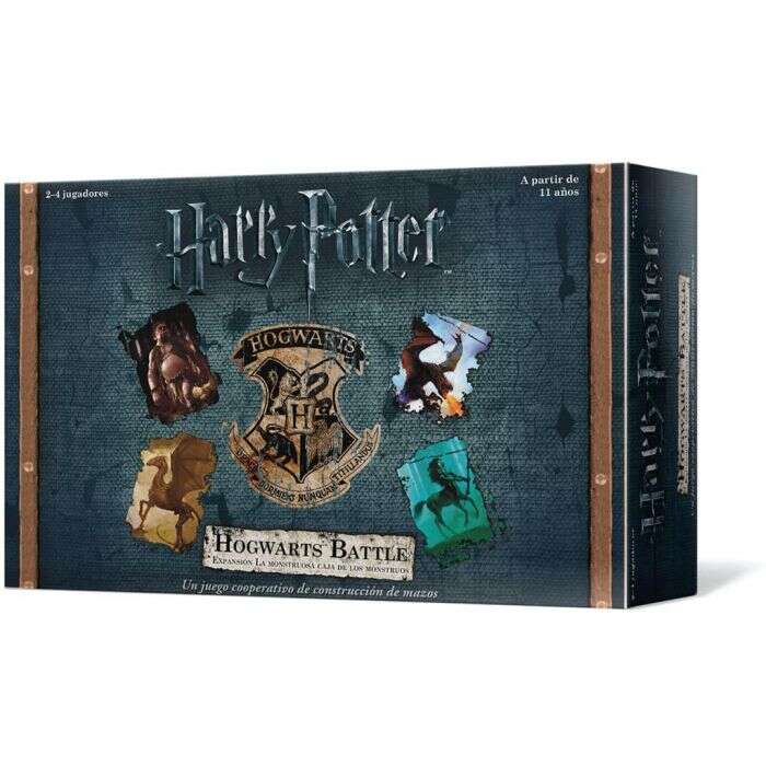 Harry Potter Hogwarts Battle: La Monstruosa Caja de los Monstruos Juego de Cartas - Tematica Fantasia - De 2 a 4 Jugadores - A partir de 11 Años - Duracion 30-60min. aprox. 1 pieza(s)