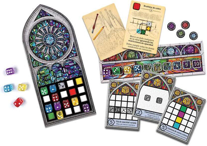 Sagrada Juego de Tablero - Tematica Historia/Construccion - De 1 a 4 Jugadores - A partir de 14 Años - Duracion 45min. aprox. 1 pieza(s)