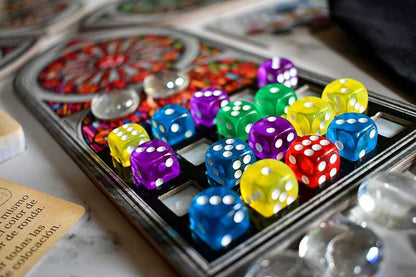 Sagrada Juego de Tablero - Tematica Historia/Construccion - De 1 a 4 Jugadores - A partir de 14 Años - Duracion 45min. aprox. 1 pieza(s)