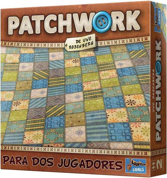 Patchwork Juego de Tablero - Tematica Abstracto/Costura - 2 Jugadores - A partir de 8 Años - Duracion 15-30min. aprox. 1 pieza(s)