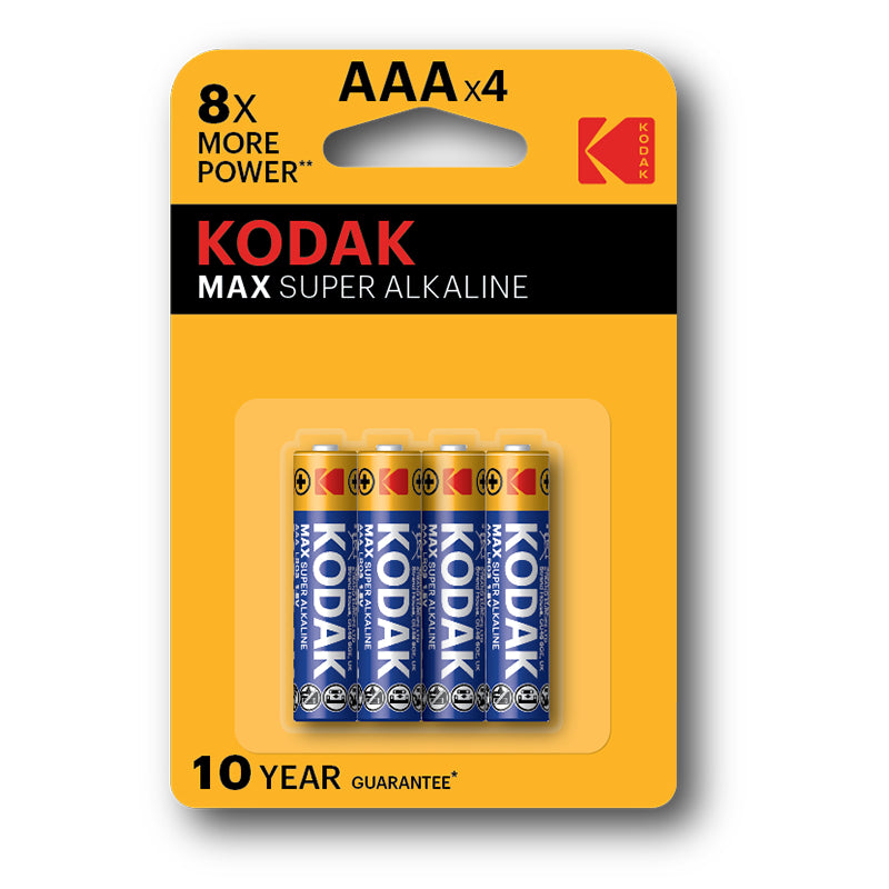 Kodak - AAA Batería de un solo uso Alcalino