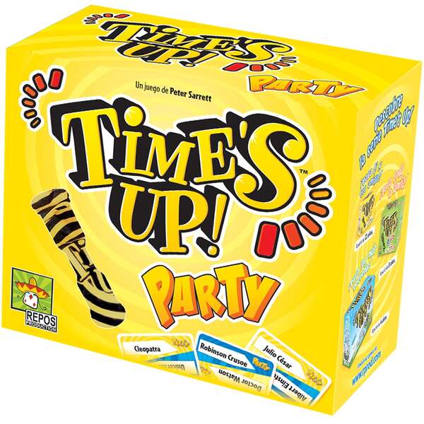 Time's Up Party Juego de Cartas - Tematica Preguntas y Respuestas/Abstracto - De 4 a 8 Jugadores - A partir de 10 Años - Duracion 40min. aprox. 1 pieza(s)