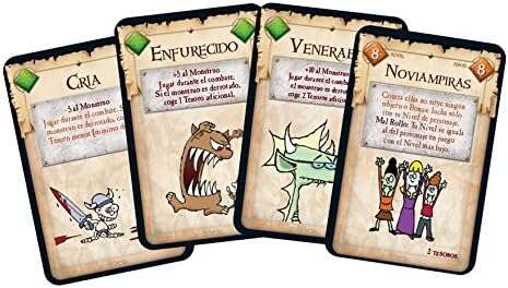 Munchkin Juego de Cartas - Tematica Fantasia/Humor - De 3 a 6 Jugadores - A partir de 10 Años - Duracion 60min. aprox. 1 pieza(s)