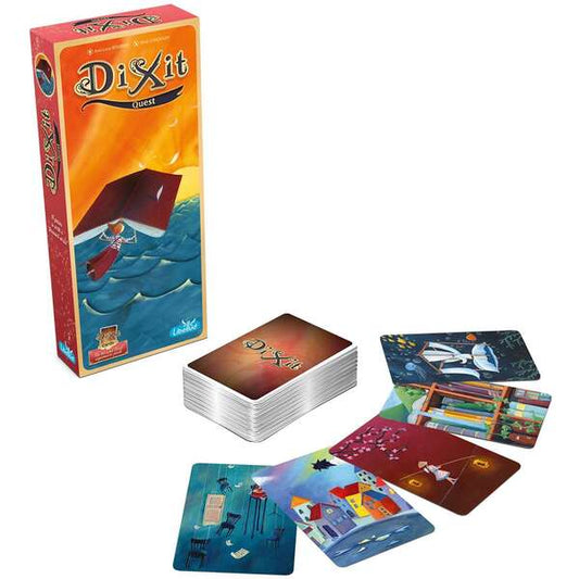 Dixit Quest Juego de Cartas - Tematica Abstracto - De 3 a 6 Jugadores - A partir de 8 Años - Duracion 30min. aprox. 1 pieza(s)