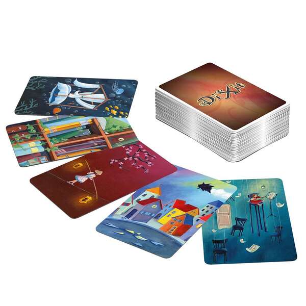 Dixit Quest Juego de Cartas - Tematica Abstracto - De 3 a 6 Jugadores - A partir de 8 Años - Duracion 30min. aprox. 1 pieza(s)