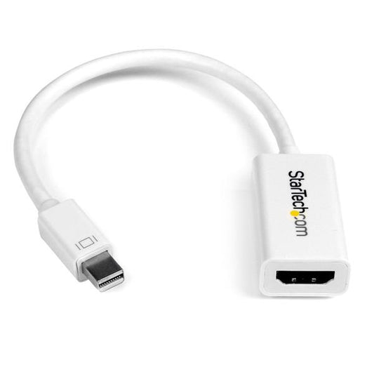 StarTech.com - Conversor de Vídeo Mini DisplayPort a HDMI con Audio  Adaptador Activo MDP 1.2 para MacBook Pro  4K @ 30Hz - Blanco