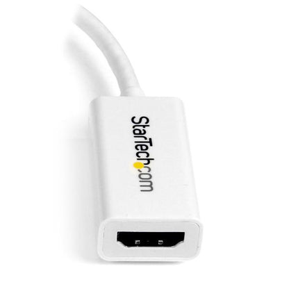 StarTech.com - Conversor de Vídeo Mini DisplayPort a HDMI con Audio  Adaptador Activo MDP 1.2 para MacBook Pro  4K @ 30Hz - Blanco