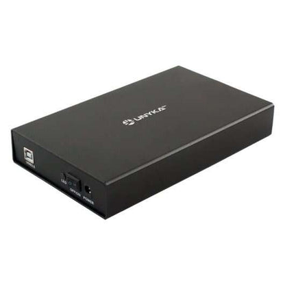 Unykach LOK 0.2 Caja Externa 3,5" USB 2.0 - Interruptor On/Off - Fabricada en Aluminio - Color Negro 1 pieza(s)