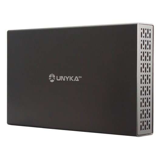 Unykach LOK 0.2 Caja Externa 3,5" USB 2.0 - Interruptor On/Off - Fabricada en Aluminio - Color Negro 1 pieza(s)