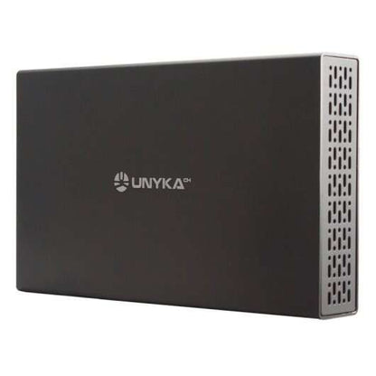 Unykach LOK 0.2 Caja Externa 3,5" USB 2.0 - Interruptor On/Off - Fabricada en Aluminio - Color Negro 1 pieza(s)