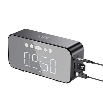 XO Altavoz Bluetooth Mirror Clock F41 - Color Negro 1 pieza(s)