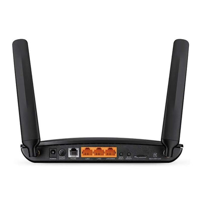 Tp-Link Router WiFi Movil 4G LTE - 2 Antenas Externas - 2x WAN, 1x WAN/LAN - Color Negro 1 pieza(s)