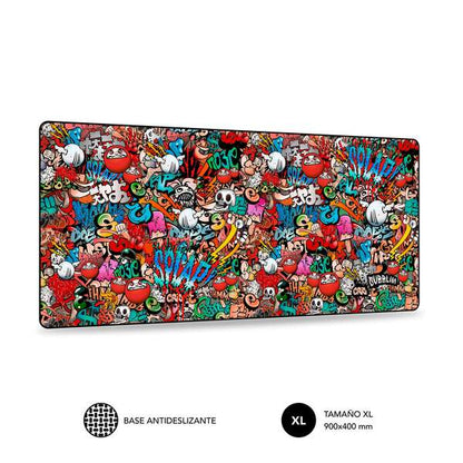 SUBBLIM - Alfombrilla Ratón Graffiti XL Mouse Pad