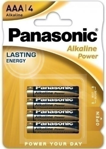 Panasonic - PILAS PANASONIC ALKALINE AAA LR03 B/4