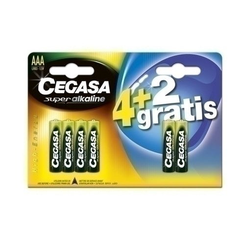 Cegasa - PILAS CEGASA AAA PLUS (MN2400-LR03) B6