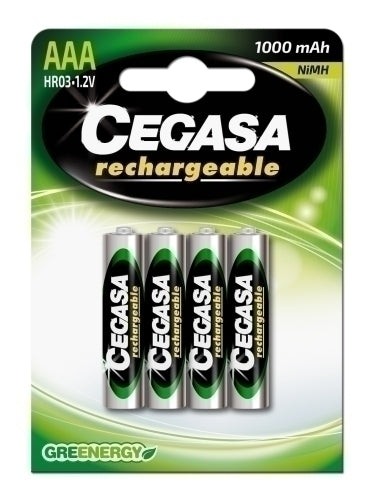 Cegasa - PILAS CEGASA RECARGABLES HR03 B/4