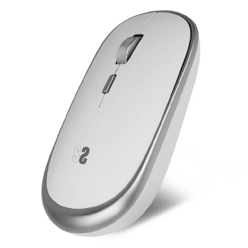 SUBBLIM - Ratón Inalámbrico Mini Wireless Mini Mouse Silver