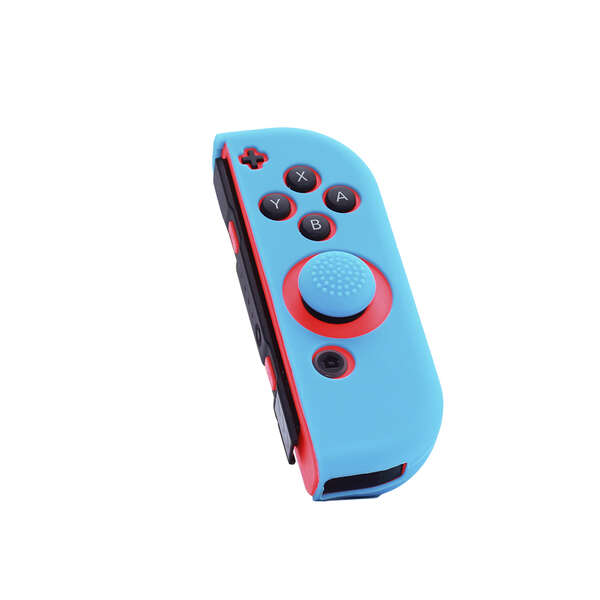 FR-TEC Funda Protectora Silicona Joycon Skin + Grip Derecho - Grip para Mayor Agarre - Proteccion contra Rayaduras - Mejora y Personaliza Tu Experiencia de Juego - Color Azul 1 pieza(s)