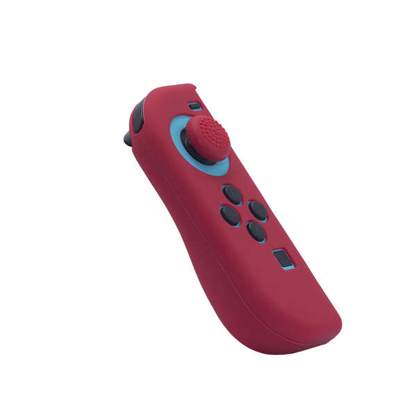 FR-TEC Funda Protectora de Silicona Joycon Skin + Grip Izquierdo - Grip para Mayor Agarre y Precision - Proteccion contra Rayaduras - Mejora y Personaliza Tu Experiencia de Juego - Color Rojo 1 pieza(s)