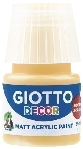 Giotto - PINTURA ACRIL.GIOTTO 25 ml AMARILLO ORO - Pack de 6 unidades