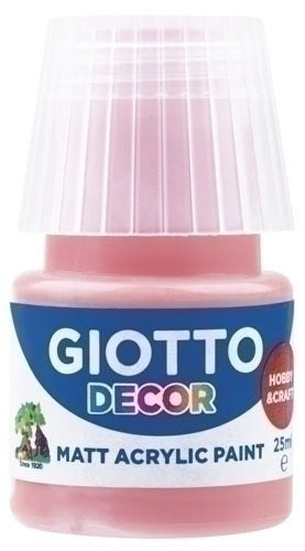 Giotto - PINTURA ACRIL.GIOTTO 25 ml NARANJA MELOC - Pack de 6 unidades