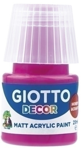 Giotto - PINTURA ACRIL.GIOTTO 25 ml MAGENTA - Pack de 6 unidades