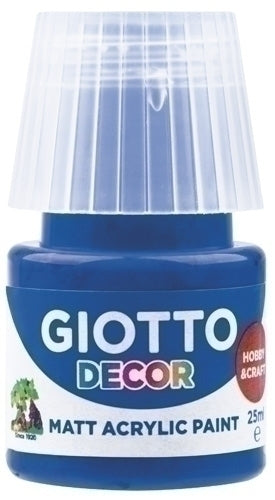 Giotto - PINTURA ACRIL.GIOTTO 25 ml AZUL ULTRAMAR - Pack de 6 unidades