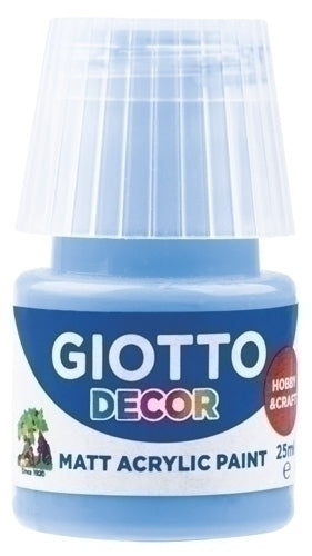 Giotto - PINTURA ACRIL.GIOTTO 25 ml AZUL CELESTE - Pack de 6 unidades