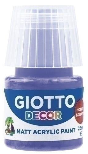 Giotto - PINTURA ACRIL.GIOTTO 25 ml VIOLETA - Pack de 6 unidades