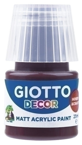 Giotto - PINTURA ACRIL.GIOTTO 25 ml SEPIA - Pack de 6 unidades