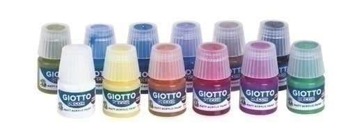 Giotto - PINTURA ACRIL.GIOTTO 25 ml SURTIDO E.12