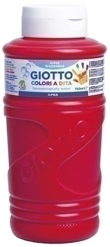 Giotto - PINTURA DEDOS GIOTTO 750 ml ROJO