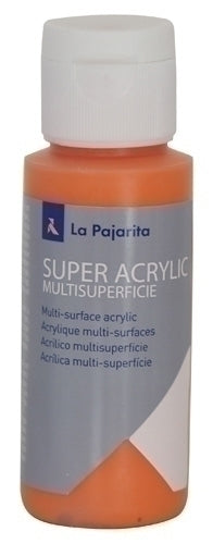 La Pajarita - PINTURA ACRIL.PAJARITA 60 ml NARANJ.A-07 - Pack de 6 unidades