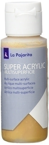 La Pajarita - PINTURA ACRIL.PAJARITA 60 ml GAMUZA A-52 - Pack de 6 unidades