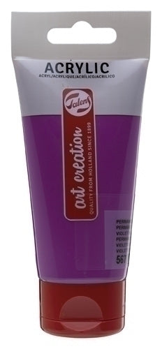 Talens - PINTURA ACRIL.TALENS 75 ml VIOLETA - Pack de 3 unidades