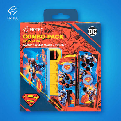 Blade - SWITCH DC COMBO SUPERMAN FR-TECACCS PACK/CAJA/GRIPS/CAJA 16 JUEGOS